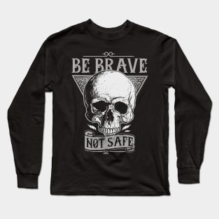 Skull Illustration Long Sleeve T-Shirt